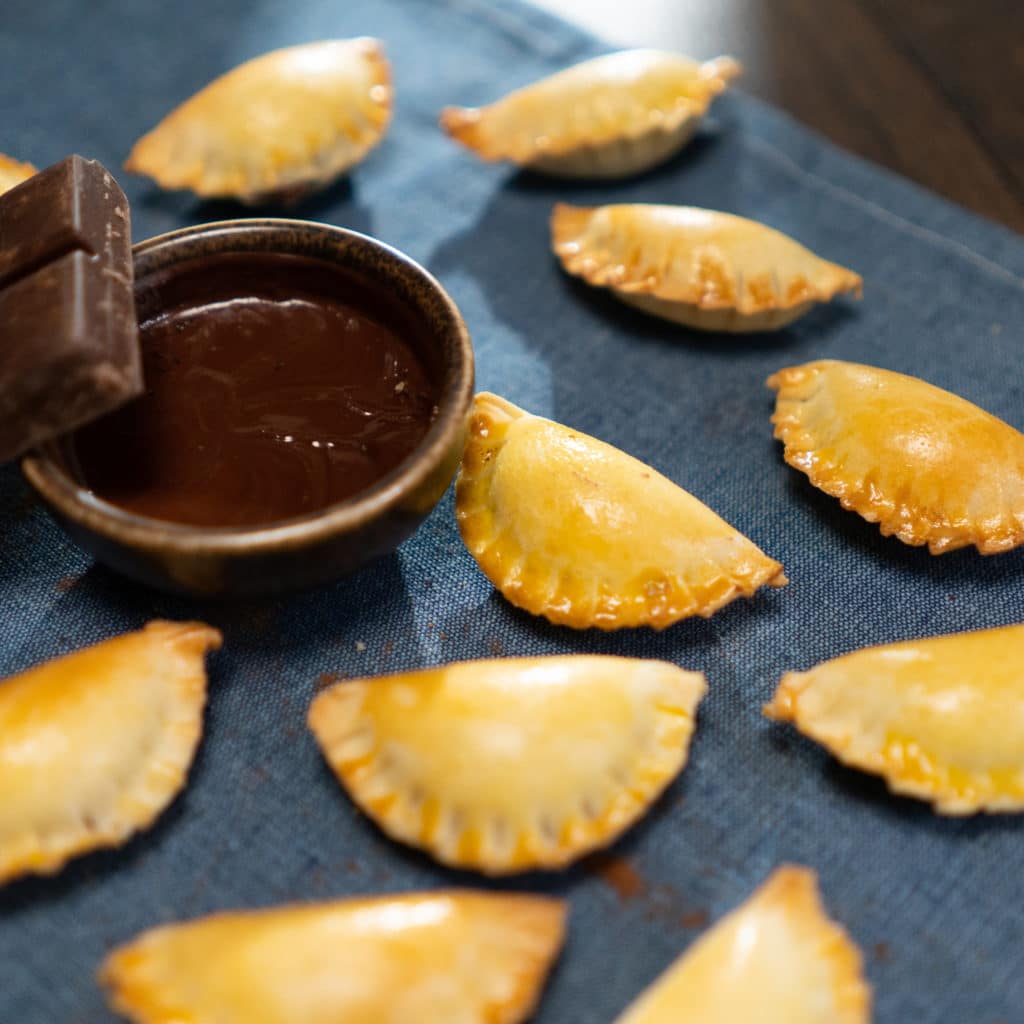 Mini empanadas chocolat noisette - Loscarlitos
